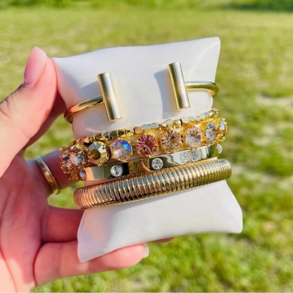 Park Lane “Peaches & Cream” Honeycomb Impression Bracelet! NWOT!!!